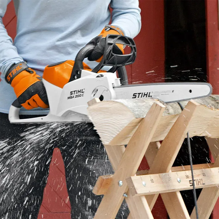 STIHL MSA 220 C-B – Profi-Akku-Kettensäge mit EC-Motor, 36 V, 30-cm-Schwert, QuickStop Super, Ematic-Schmierung