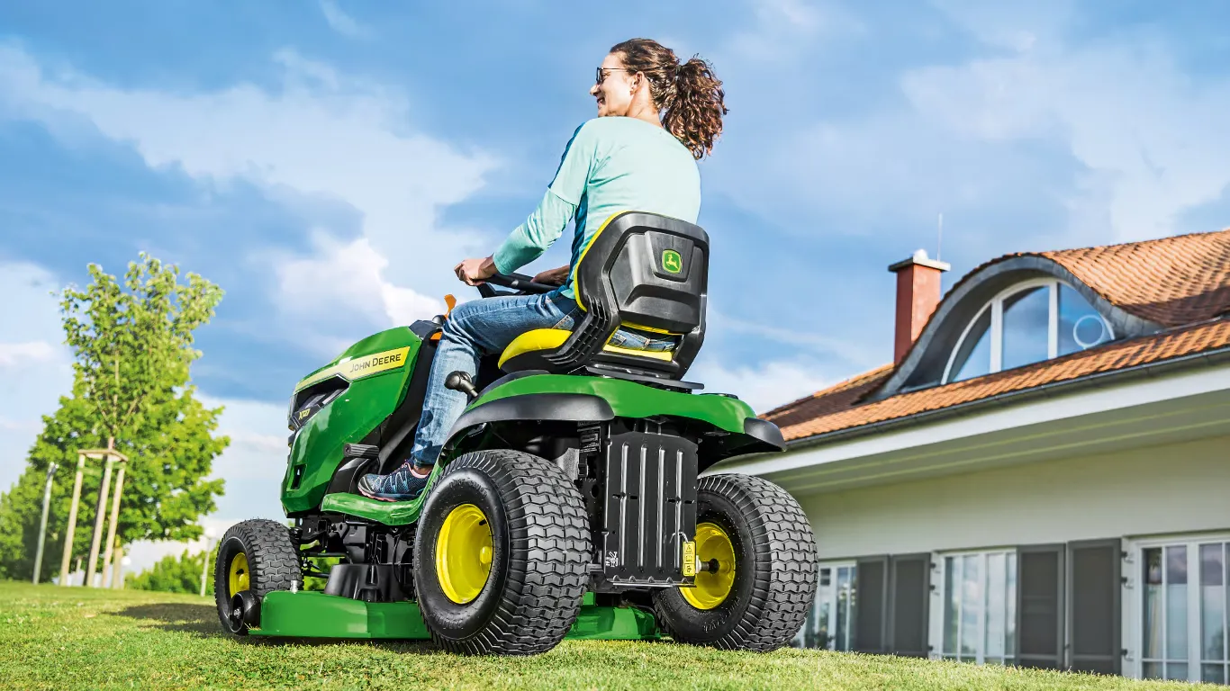 John Deere X127 Rasentraktor 107cm B&S V-Twin Mulching | Dancover – Image 8
