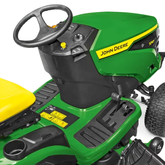 John Deere X167 Rasentraktor 122cm V-Twin 15kW Edge Deck | Dancover – Image 4