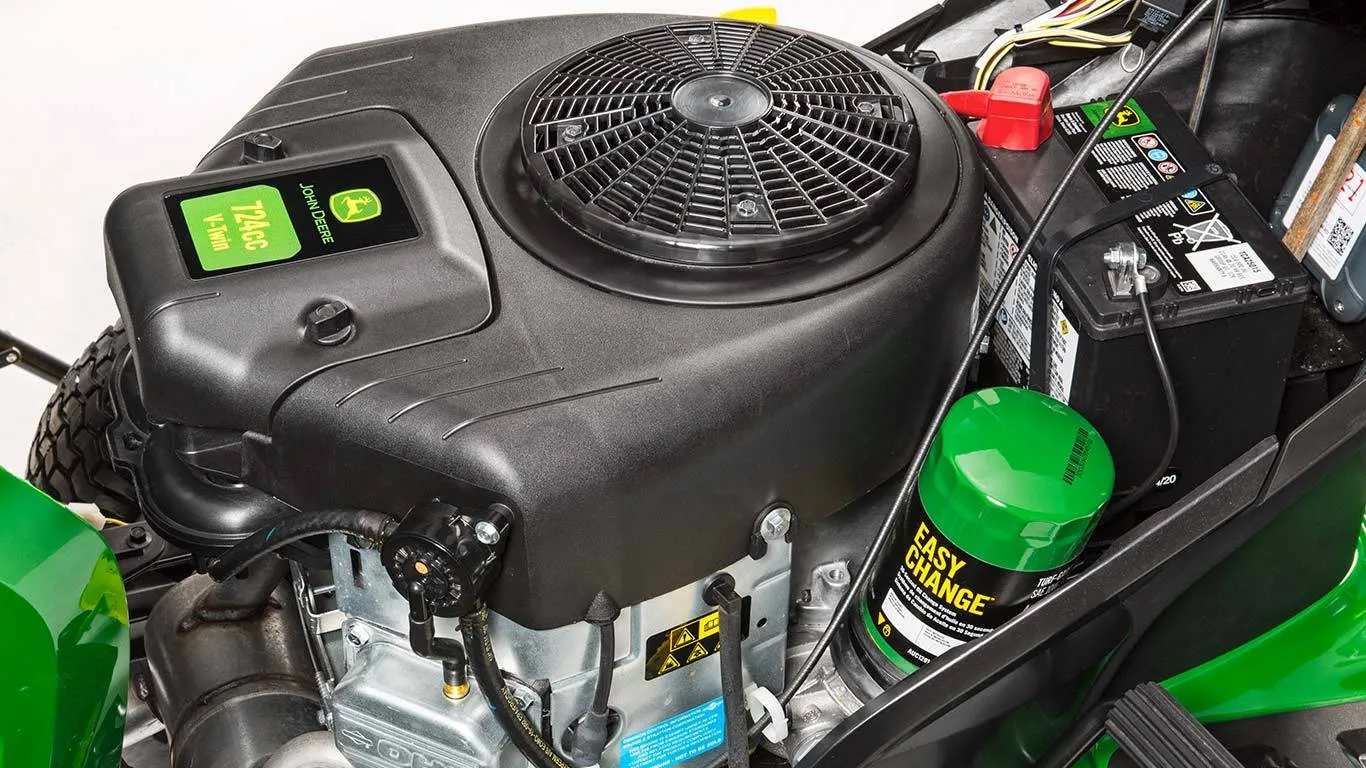 John Deere X167 Rasentraktor 122cm V-Twin 15kW Edge Deck | Dancover – Image 5