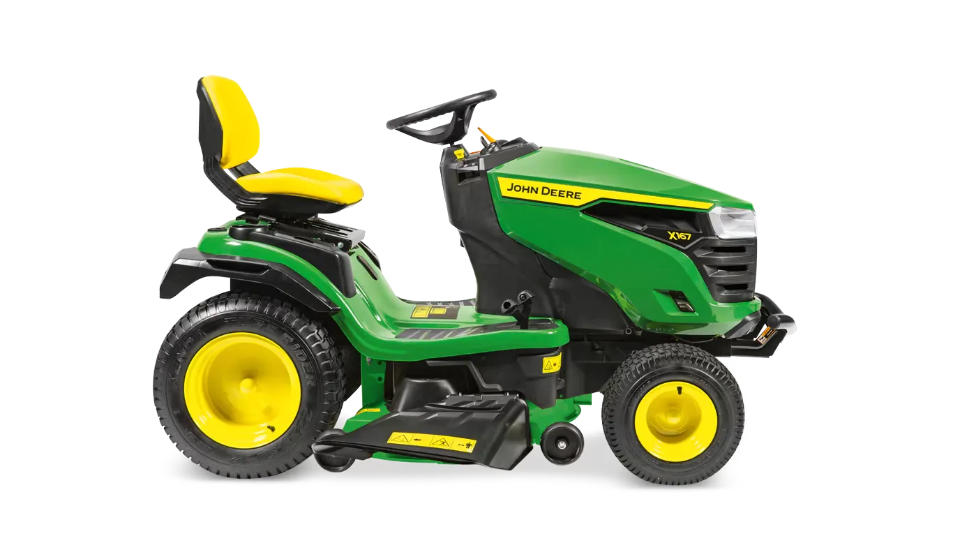 John Deere X167 Rasentraktor 122cm V-Twin 15kW Edge Deck | Dancover – Image 8