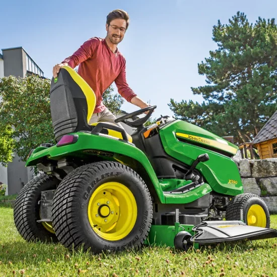 John Deere X590 Rasentraktor 122cm Kawasaki 16,7kW Servo | Dancover – Image 3