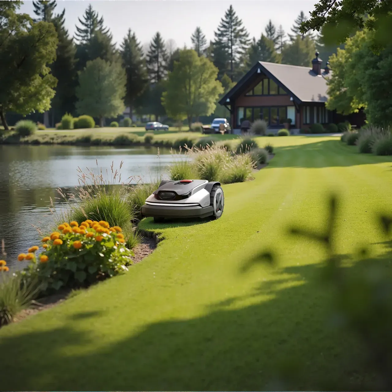 Robotgressklipper Roborock RockMow S108 – Uten Kanttrål, Opptil 800 m² – Image 4