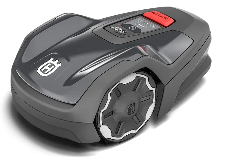 Husqvarna Automower 305E NERA – Kabelloser Mähroboter mit EdgeCut, 3 Mähmustern, 2,8" TFT-Display, elektrischer Schnitthöhe und Satellitennavigation für bis zu 900 m²